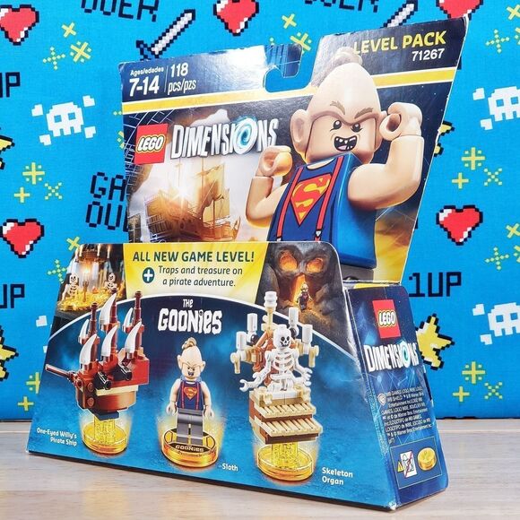 LEGO Dimensions The Goonies Level Pack #71267 2017 Sloth Minifigure Pirate Ship - Picture 6 of 12